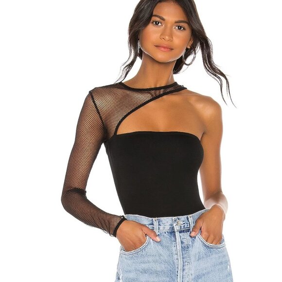 NWT h:ours Jeffrey Bodysuit in Black XS - Picture 1 of 2